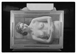 Modern art c/o Collier Copies of oils & watercolor & 2 statues
