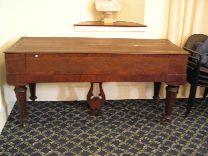 Rosewood and mahogany piano