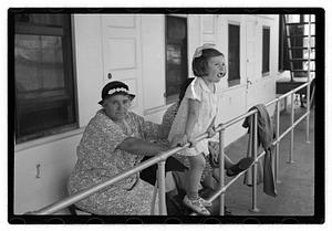 Passengers on a ship