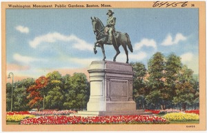 Washington Monument, Public Gardens, Boston, Mass.