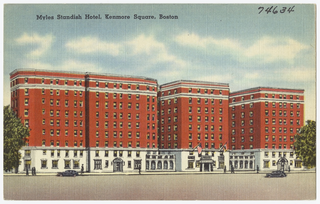 Myles Standish Hotel, Kenmore Square, Boston.