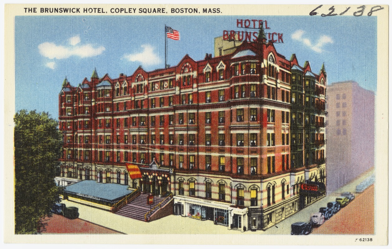 The Brunswick Hotel, Copley Square, Boston, Mass.