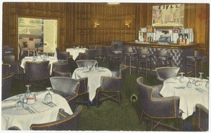 The Somerset, Boston, Mass. Men's Café, "a meeting house" for gentlemen who seek the privacy of a club