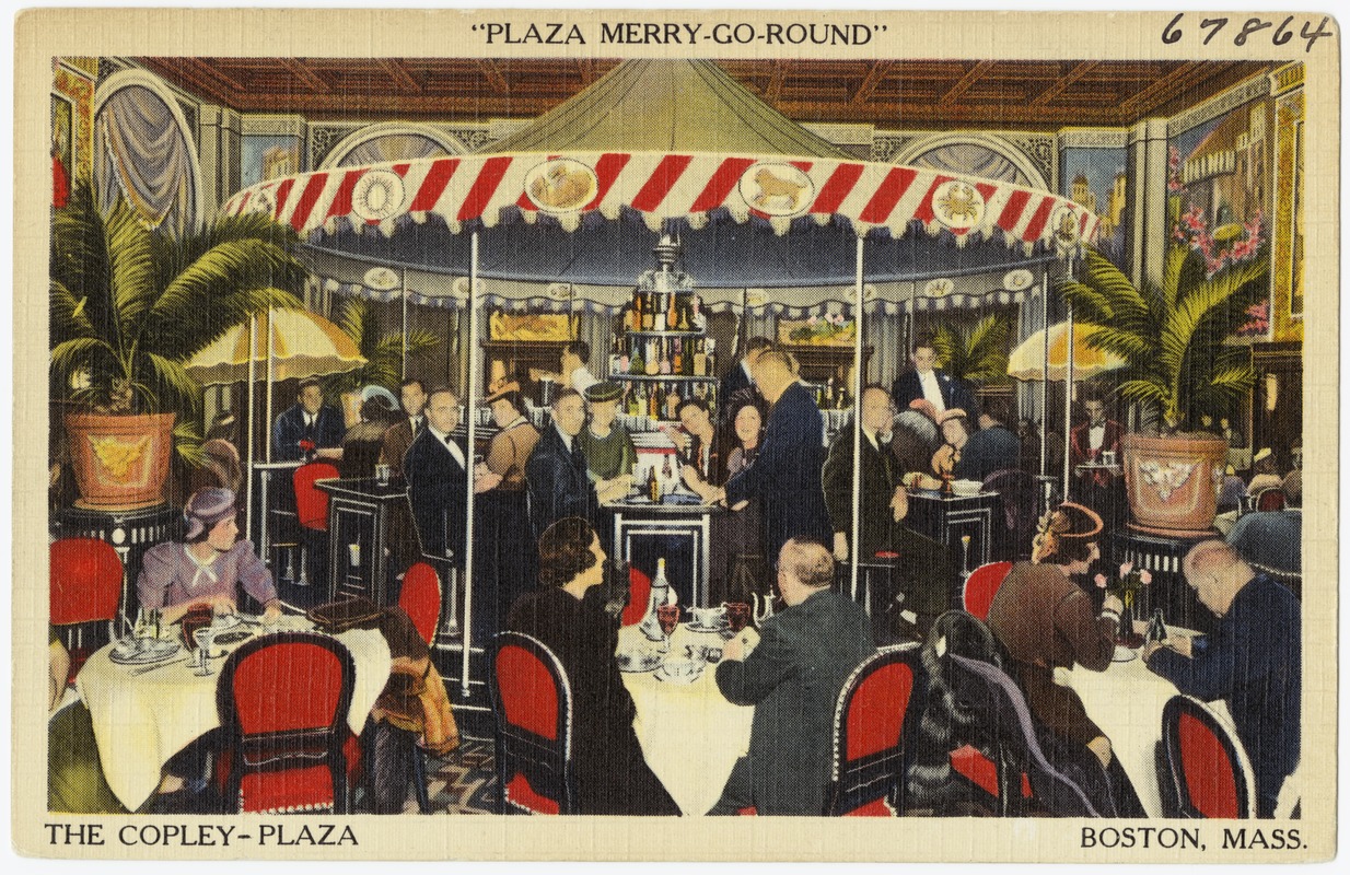 Plaza Merry-Go-Round. The Copley-Plaza, Boston, Mass.