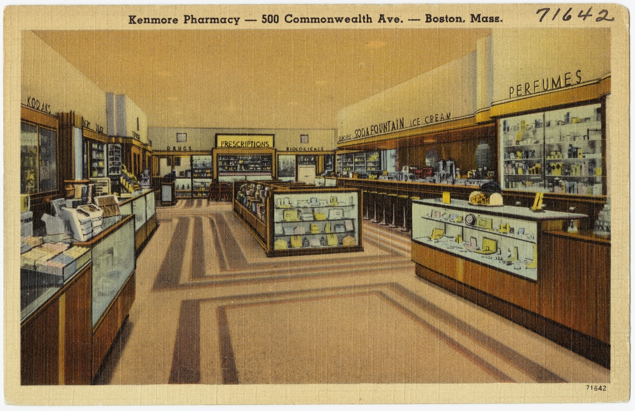 Kenmore Pharmacy -- 500 Commonwealth Ave. -- Boston, Mass.