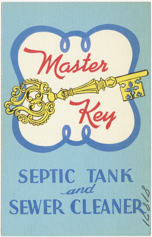 Master Key septic tank and sewer cleaner