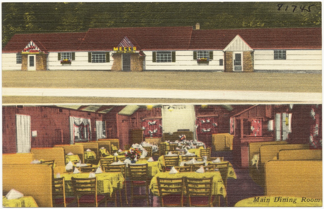 The Mecca Supper Club, 505 Farmington Rd. Peoria, Ill, main dining