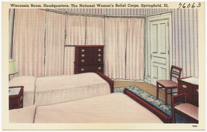 Wisconsin Room, headquarters, the National Woman's Relief Corps, Springfield, Ill.