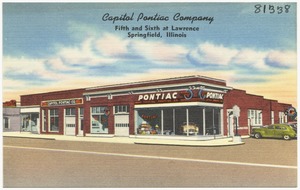 Capitol Pontiac Company, Fifth and Sixth at Lawrence, Springfield, Illinois