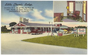 Little Chum's Lodge, Junction U. S. 66 at No. By-Pass 66, 1 mile north of state fairgrounds, Springfield, Illinois