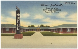 Motel Taylorville, Route 48 West, new and modern, Taylorville, Illinois