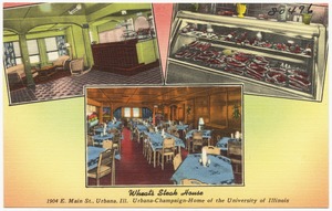 Wheat's Steak House, 1904 E. Main St., Urbana, Ill. Urbana-Champaign - home of the University of Illinois