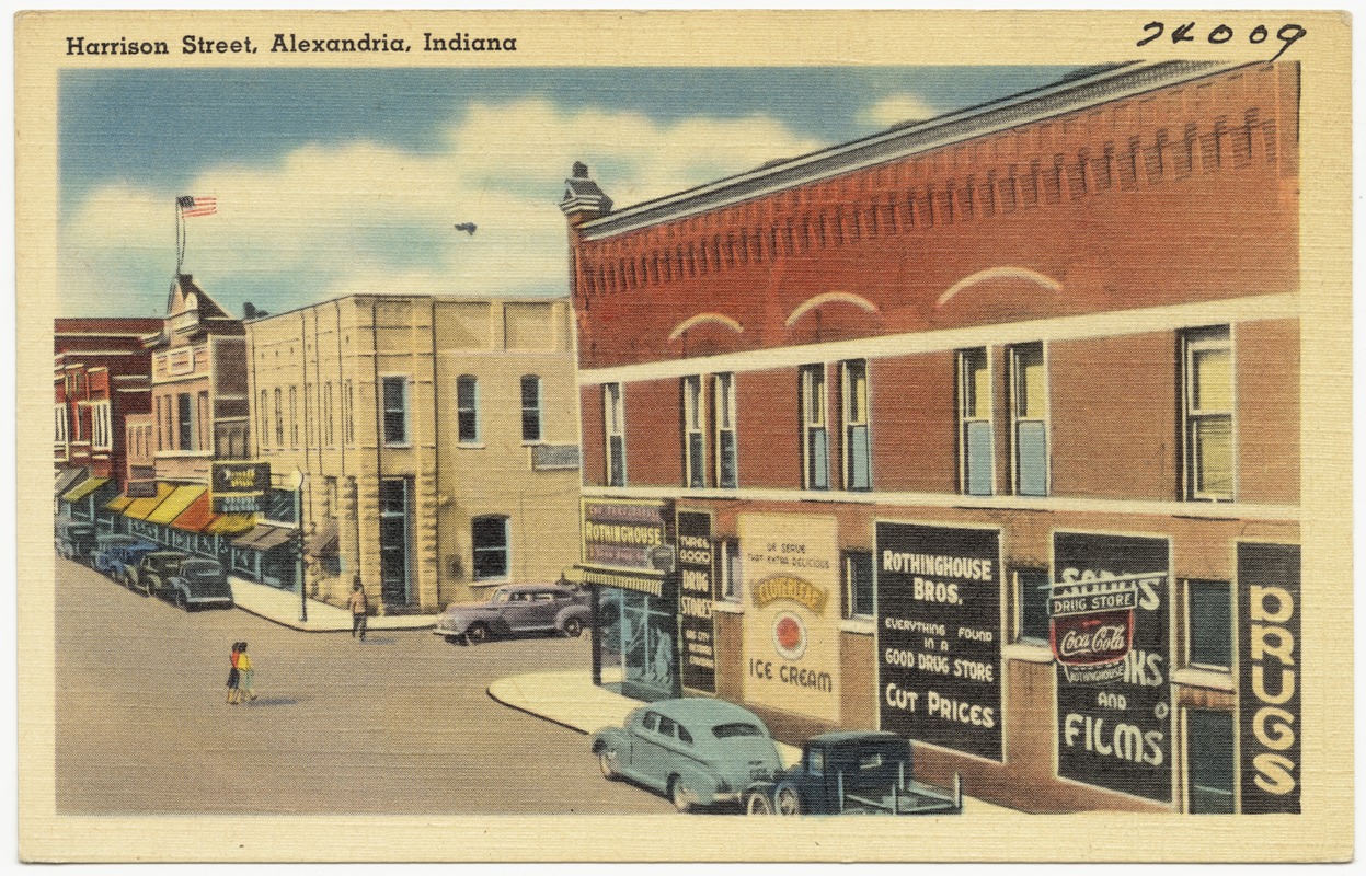 Harrison Street, Alexandria, Indiana Digital Commonwealth