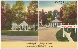 Jungle Park Cabins & Café, Bloomingdale, Ind., 8 miles north of Rockville on U. S. 41