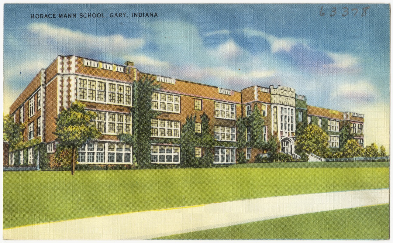 Horace Mann School, Gary, Indiana Digital Commonwealth