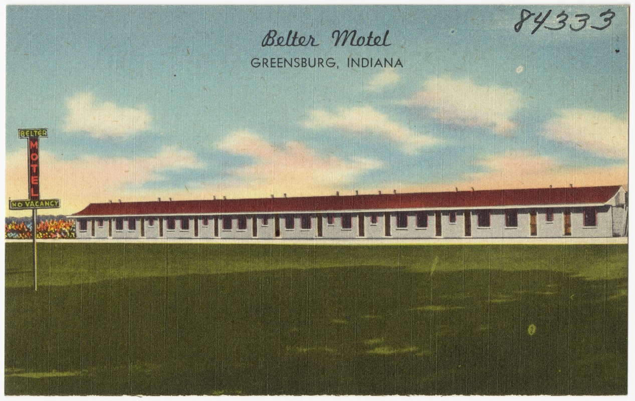 Belter Motel, Greensburg, Indiana Digital Commonwealth
