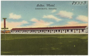 Belter Motel, Greensburg, Indiana