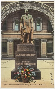 Statue of James Whitcomb Riley, Greenfield, Indiana