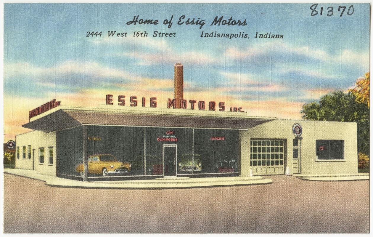 Home of Essig Motors, 2444 West 16th Street, Indianapolis, Indiana