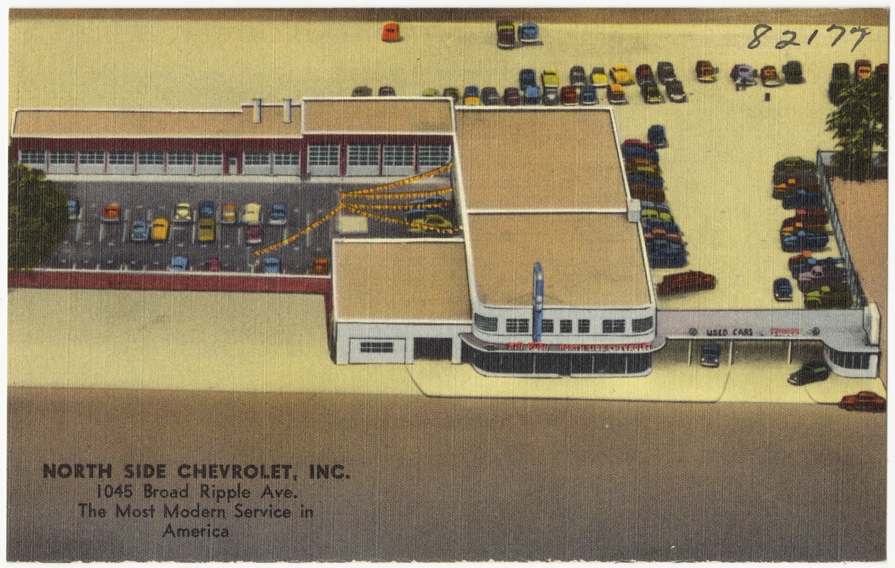 North Side Chevrolet, Inc. 1045 Broad Ripple Ave., the most modern service in America