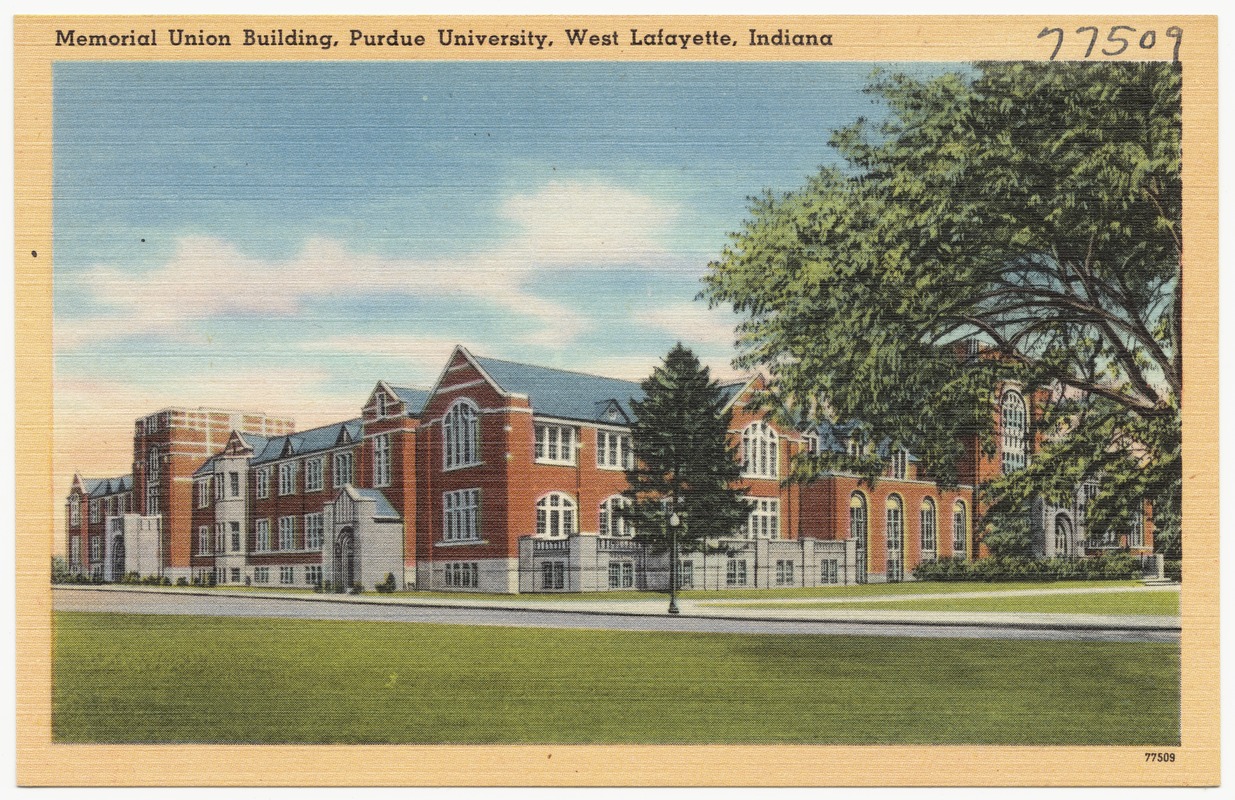 Memorial Union Building, Purdue University, West Lafayette, Indiana ...