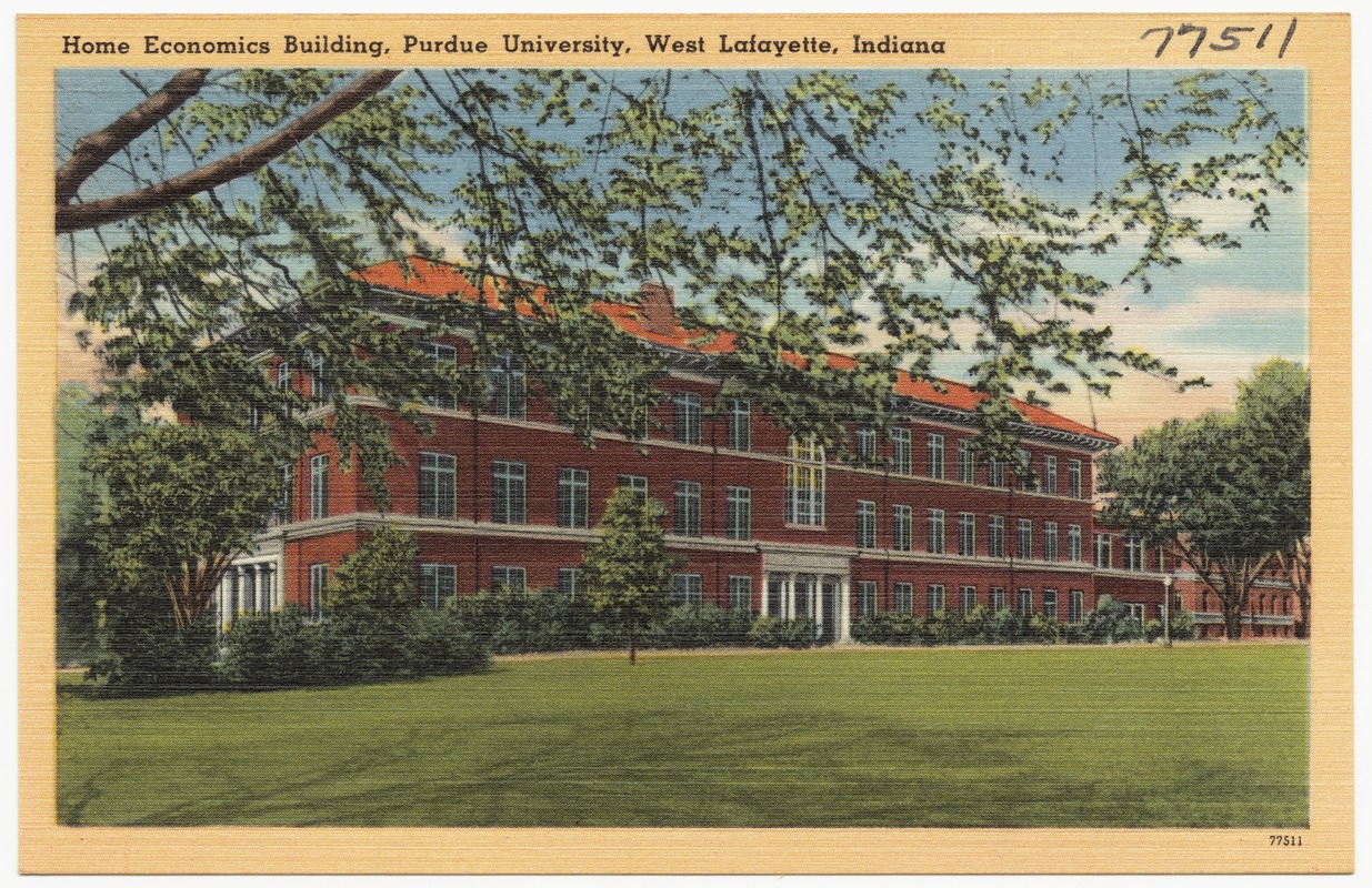 Home economics building, Purdue University, West Lafayette, Indiana