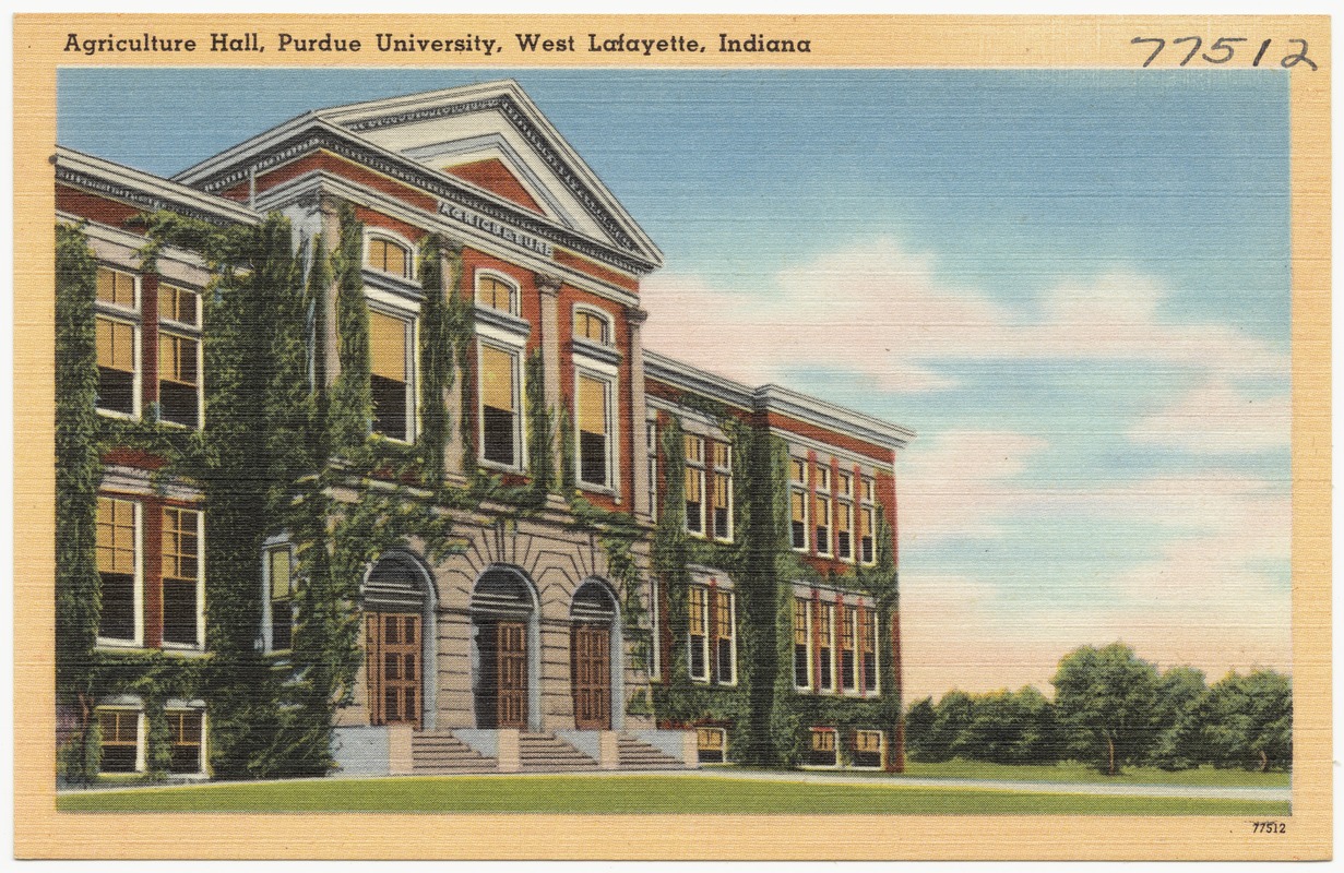 Agriculture Hall, Purdue University, West Lafayette, Indiana