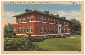 Poultry building, Purdue University, West Lafayette, Indiana