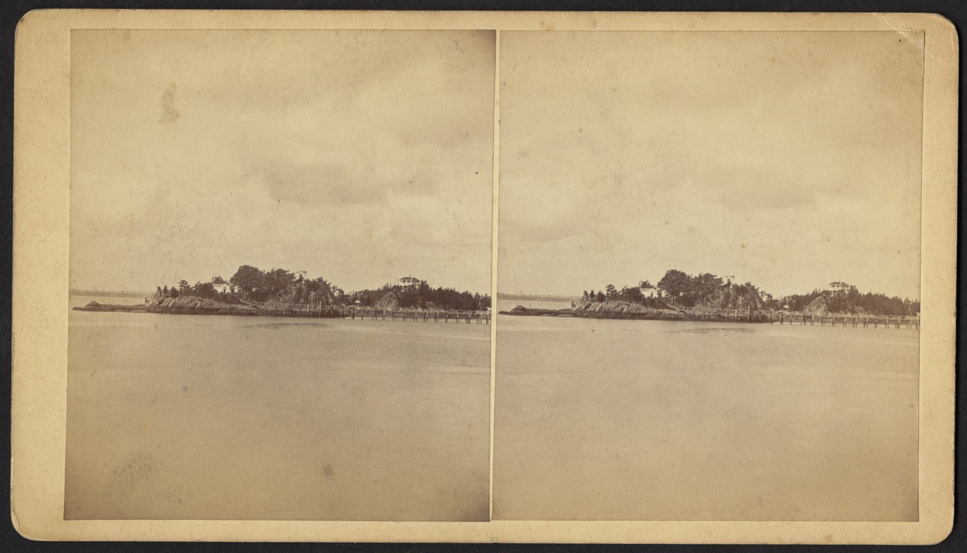 View of an unidentified peninsula and inlet