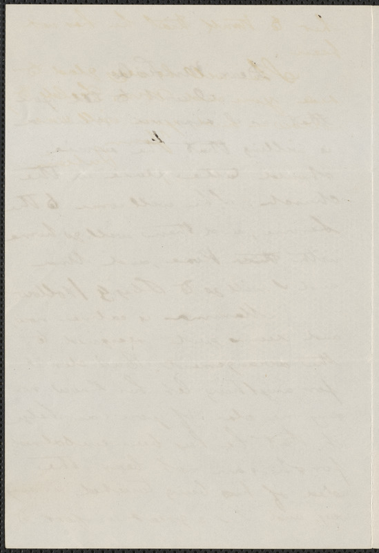 Julian Hawthorne autograph letter signed to James Thomas Fields, [Concord], 22 May 1864