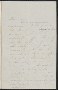 Sophia Hawthorne autograph letter signed to [James Thomas Fields, Lenox?], 6 March 1851