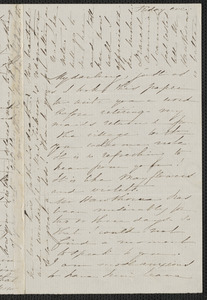 Sophia Hawthorne autograph letter signed to Annie Adams Fields, [Concord, 29 April 1864]