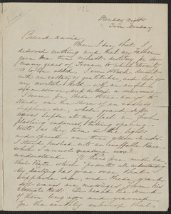 Sophia Hawthorne autograph letter signed to Annie Adams Fields, [Concord, 30 May 1864]