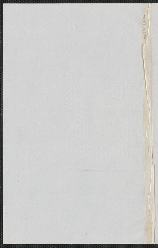 Sophia Hawthorne autograph note signed to James Thomas Fields, [Concord], 9 October 1867