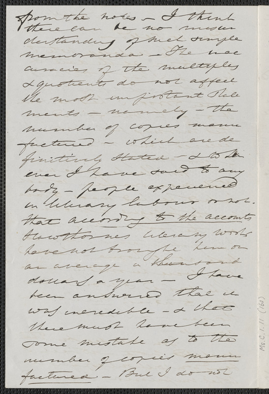 Elizabeth Palmer Peabody autograph letter to James Thomas Fields, 14 December [1868]