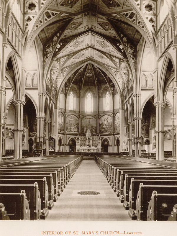 Interior of St. Mary's Church, Lawrence