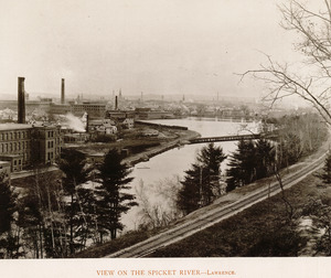 View on the Spicket River, Lawrence