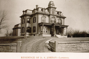 Residence of D.S. Jordan, Lawrence