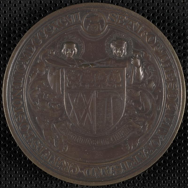 Seat of The Society of Arts and Crafts Boston, Inc. MDCCCXCVII Medal