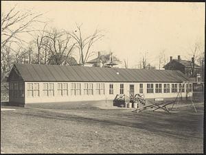 Portable Building, Davis School, Newton, c. 1925