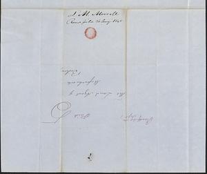 L.M. Merrill to George Coffin, 30 August 1845