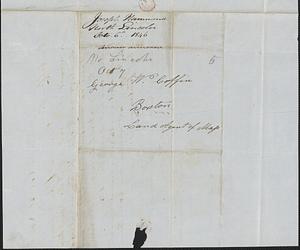 Joseph Hammond to George Coffin, 6 October 1846