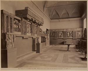 Palermo - Museo Civico. Interno della sala delle Metope di Selinunte. (627-409 A. C.)