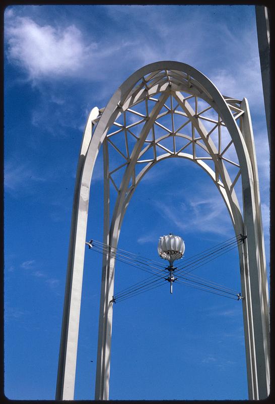 Science Pavilion arch, Century 21 Exposition, Seattle, Washington