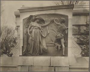 Monument to Martin Milmore, "Death and the Sculptor" by D. C. French
