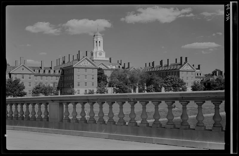 Dunster House, view from the Weeks Memorial Bridge, Cambridge