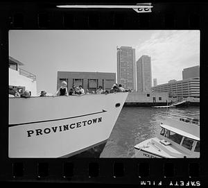 Provincetown boat arrives at downtown waterfront, downtown Boston