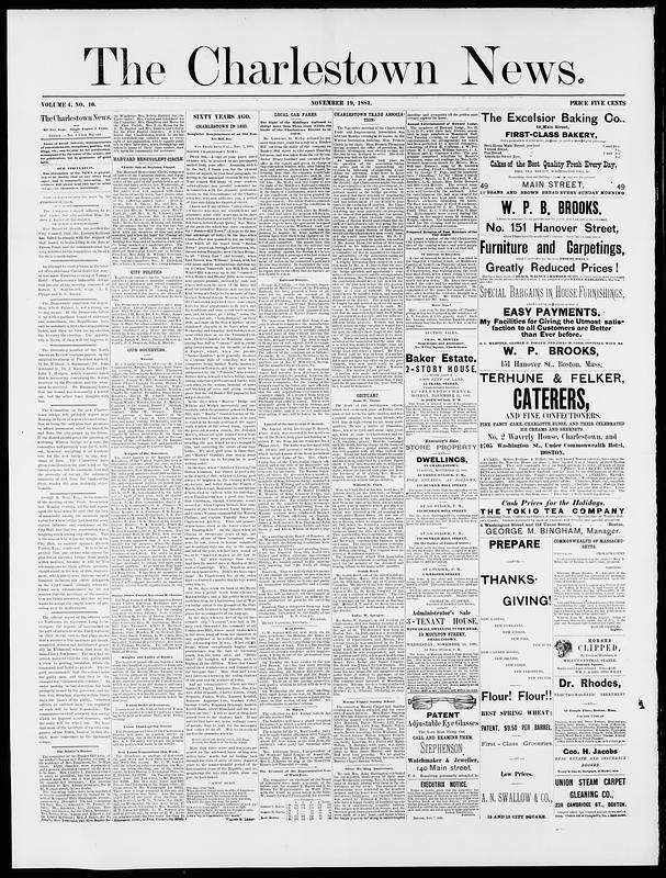 The Charlestown News. November 19, 1881 - Digital Commonwealth