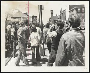 Progressive Labor Party members disruption at Harvard March 26 1971.