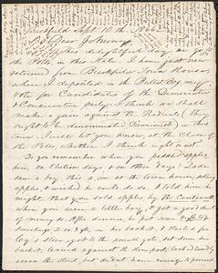 Letter from Zadoc Long to John D. Long, September 10, 1866